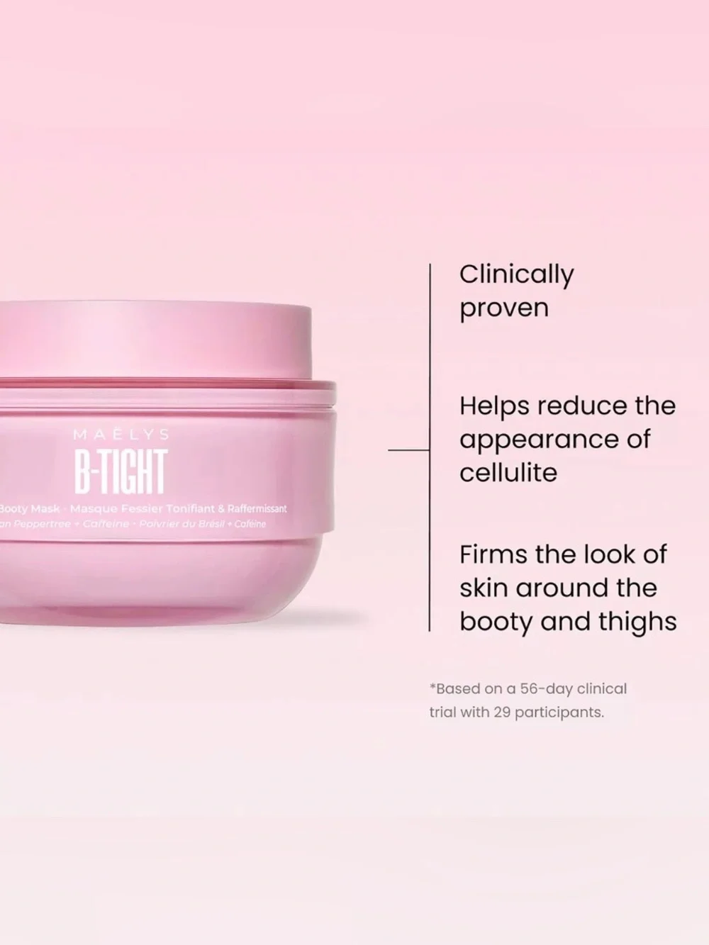 MAËLYS B-TIGHT Lift & Firm Booty Mask - Pink